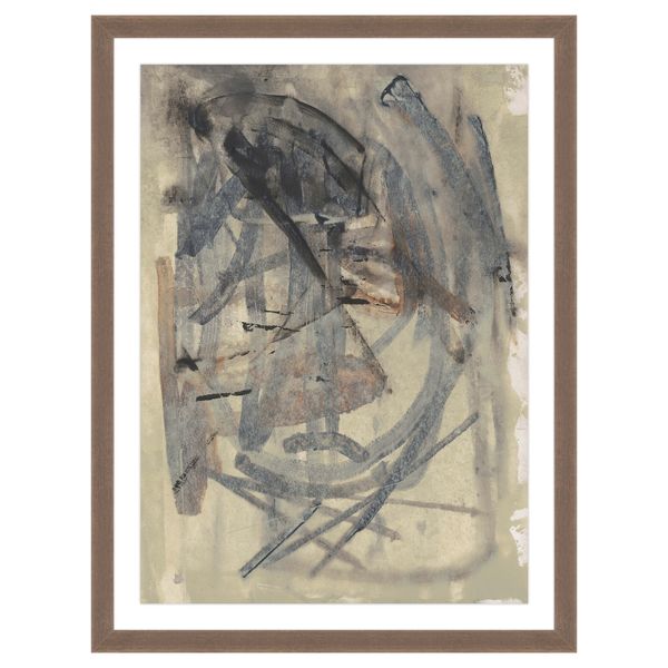 V Acrylic Glass Framed
